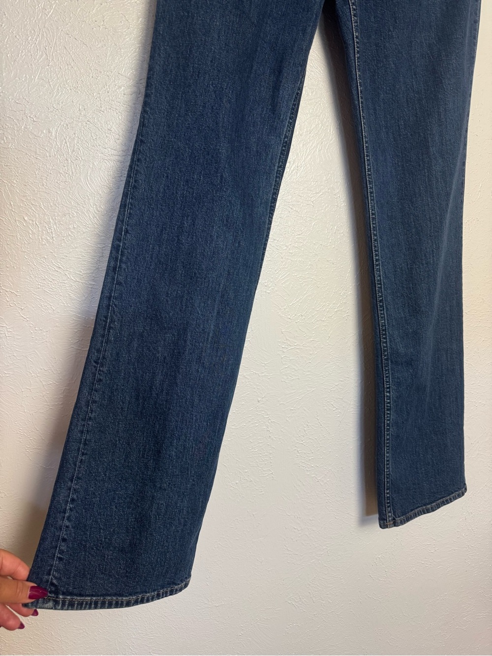 Helmut Lang Femme Hi Bootcut Indigo Denim Jeans - Picture 5 of 10